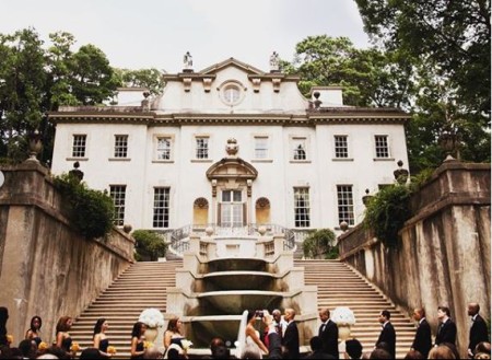 Geoffrey Bennett and his wife at the wedding house