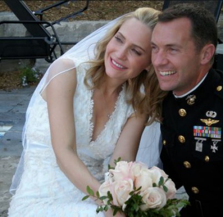 Andrea Canning with her husband, Tony Bancroft