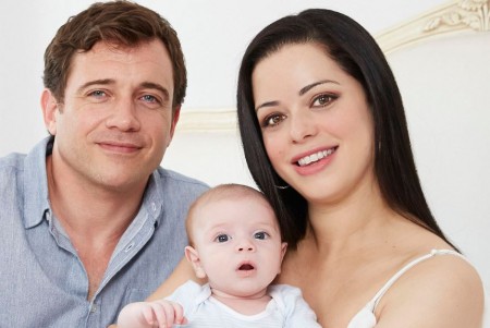 Tina and her boyfriend, Paul with their son.