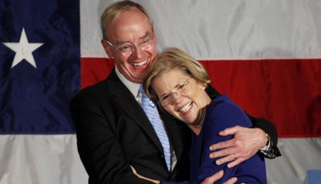 Bruce H. Mann and his wife, Elizabeth Warren