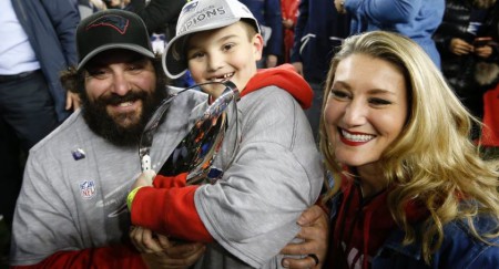 Raina Patricia and Matt Patricia with their son