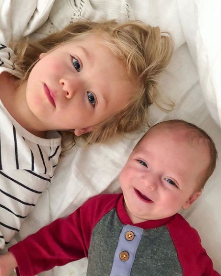 Jade Roper children, a daughter, Emerson Avery and baby boy, Brooks Easton.