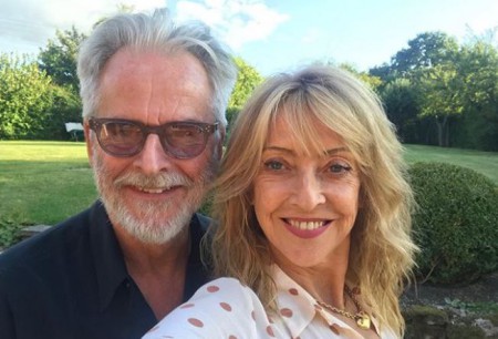 Trevor Eve and his wife, Sharon Maughan spending quality time