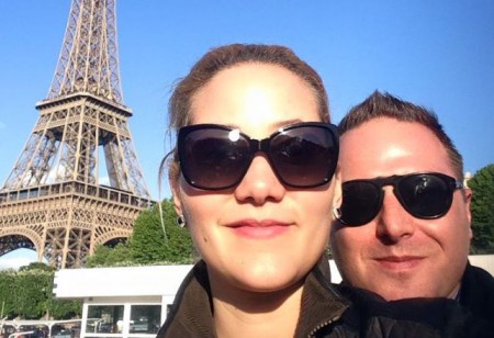 Matt and Linette in Paris