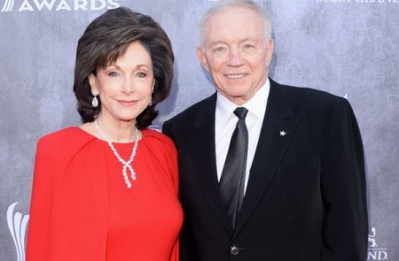 Jerry Jones and Eugenia Jones
