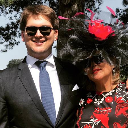 Cynthia McFadden with his beloved son, Spencer Hoge