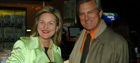 James Hoge with his partner, Cynthia McFadden