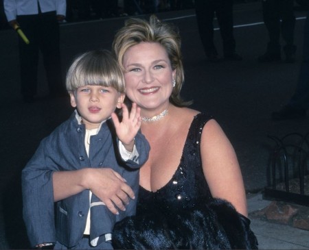 James Hoge' partner, Cynthia McFadden and his son, Spencer Hoge