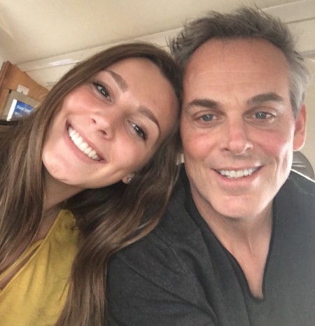 Colin Cowherd with his daughter