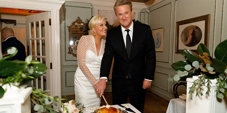 Morning Joe's reporters, Mika Brzezinski and Joe Scarborough at their wedding days