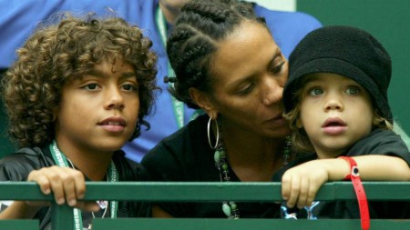 Barbara with her sons.