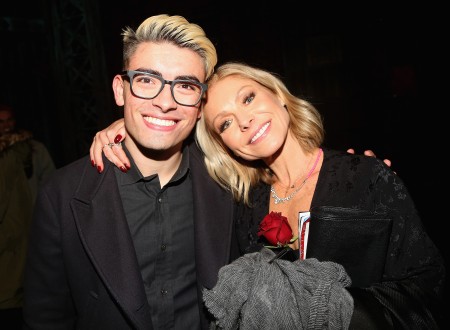Michael Joseph Consuelos with his mother, Kelly Ripa