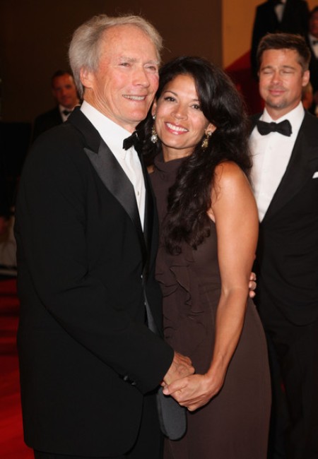 Clint Eastwood with his second wife, Dina Ruiz