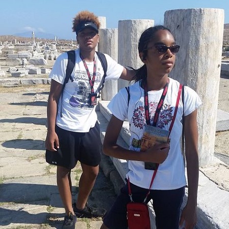 Sharon's children on an outing