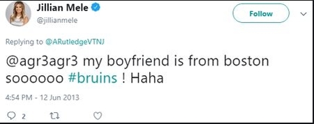 Jillian Mele Twitter Post