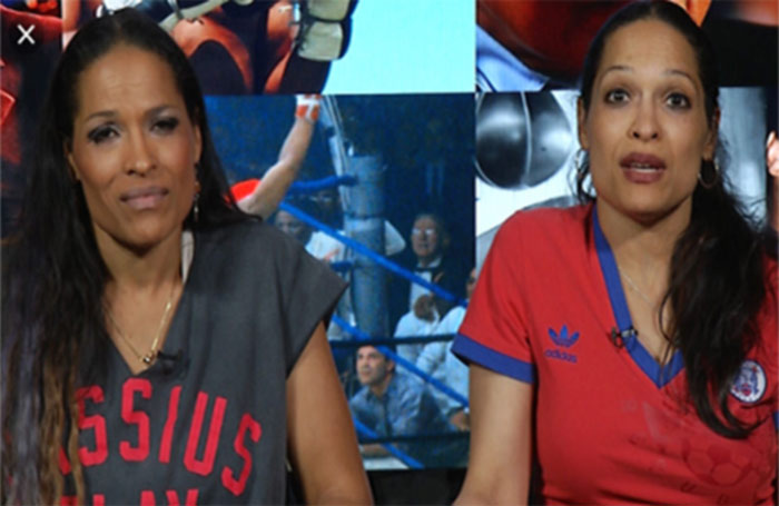 Khalilah AIi's twin child Jamillah and Rasheda Ali