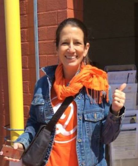 John Harwood's wife, Frankie Blackburn