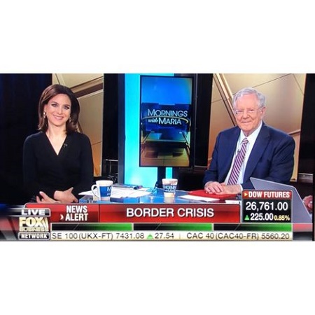 Fomer CNBC, Jackie Deangelis  working alongside her co-host at Fox