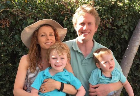 Julia and Couper with sons