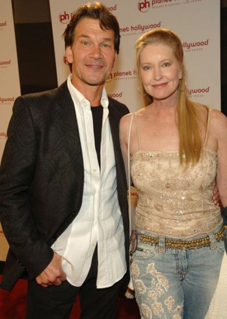 Lisa Niemi and Patrick Swayze together