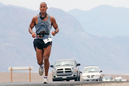 David Goggins running in the ultramarathon