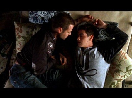 Trevor Wright in of the scene of Shelter