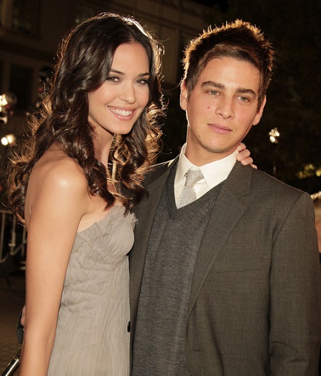 Trevor Wright was with his ex-fiance Odette Yustman in an event