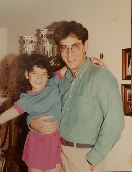 Anne Ramis' husband, Harold Ramis with his first child