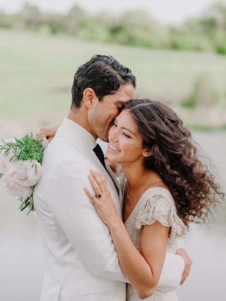 Adam Rodriguez and Grace Gail's wedding ceremony