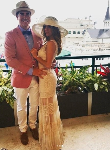 Jesse Watters and Emma Di Giovine at an event