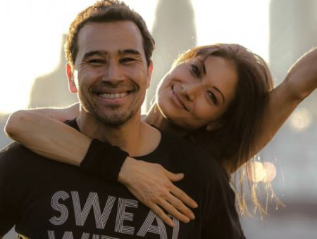 Liberte Chan with her boyfriend, Brett Hoebel