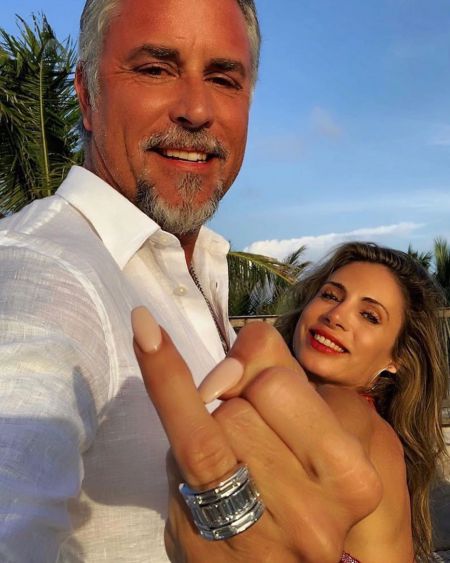 Suzanne Rawlings' husband, Richard and his fiance, Katerina Deason showing her expensive ring