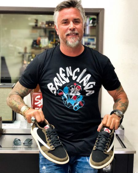 Richard Rawlings is showing his super sneakers