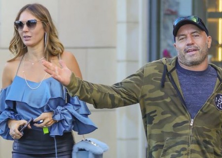 Jessica Ditzel and her husband, Joe Rogan