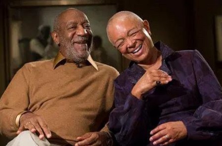 BIll Cosby and wife Camillia Hanks sharing moments together.