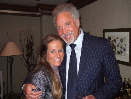 Charlotte Laws with her former partner, Tom Jones