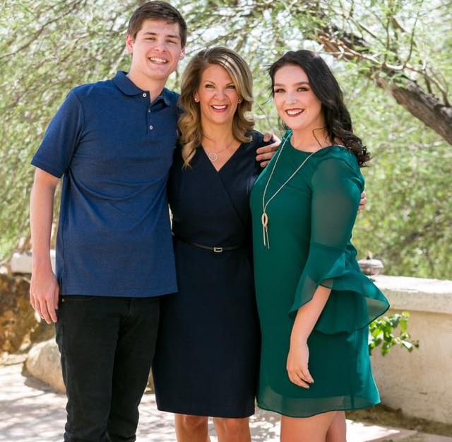 Kelli Ward with her children