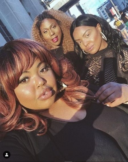 Chyna Tahjere Griffin with her friend on a night out