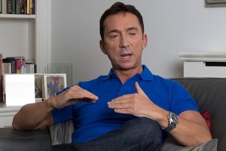 Bruno Tonioli giving his interview with The Mirror