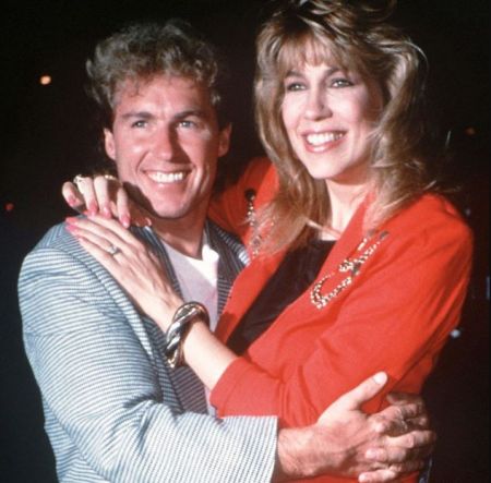 Chris Quinten with his first wife, Leeza Gibbons