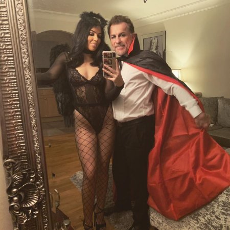 Chris Quinten with his partner, Robyn Delabarre 