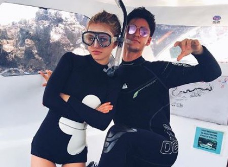 Mallory Edens is probably single and is with a friend 