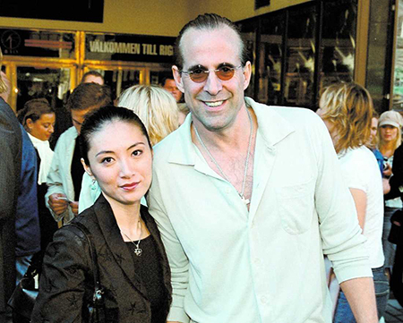 Toshimi and Peter together at an event