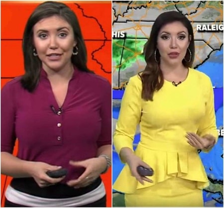 Felicia Combs in her before and after picture after taking the Whole 30 diet plan