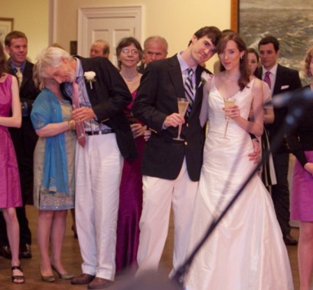 Chris Matthews' son, Michael Kerry Matthews with his wife, Sarah Staveley-O'Carroll