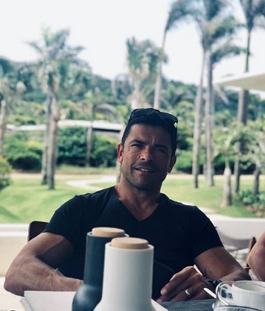 Mark spending his holiday