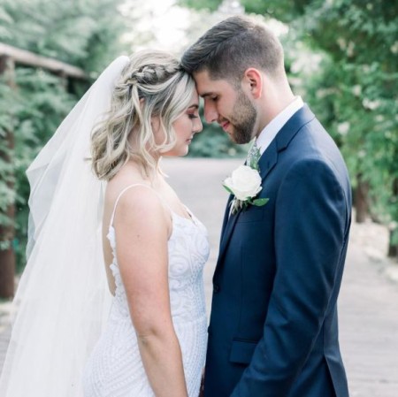 Caroline Peterson and Adam James Duxter's wedding ceremony