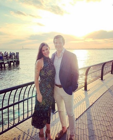 Abby with her husband spending quality time