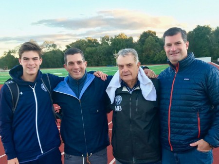 Anthony Bugliari with his brothers