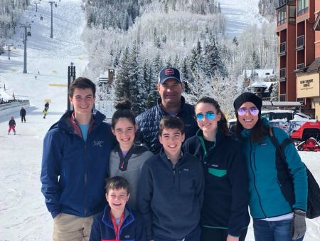 Anthony Bugliari and his wife, Catherine Ann Walsh enjoying lovely time with their kids